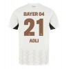 Bayer Leverkusen Amine Adli #21 Auswärtstrikot 2024-25 Kurzarm